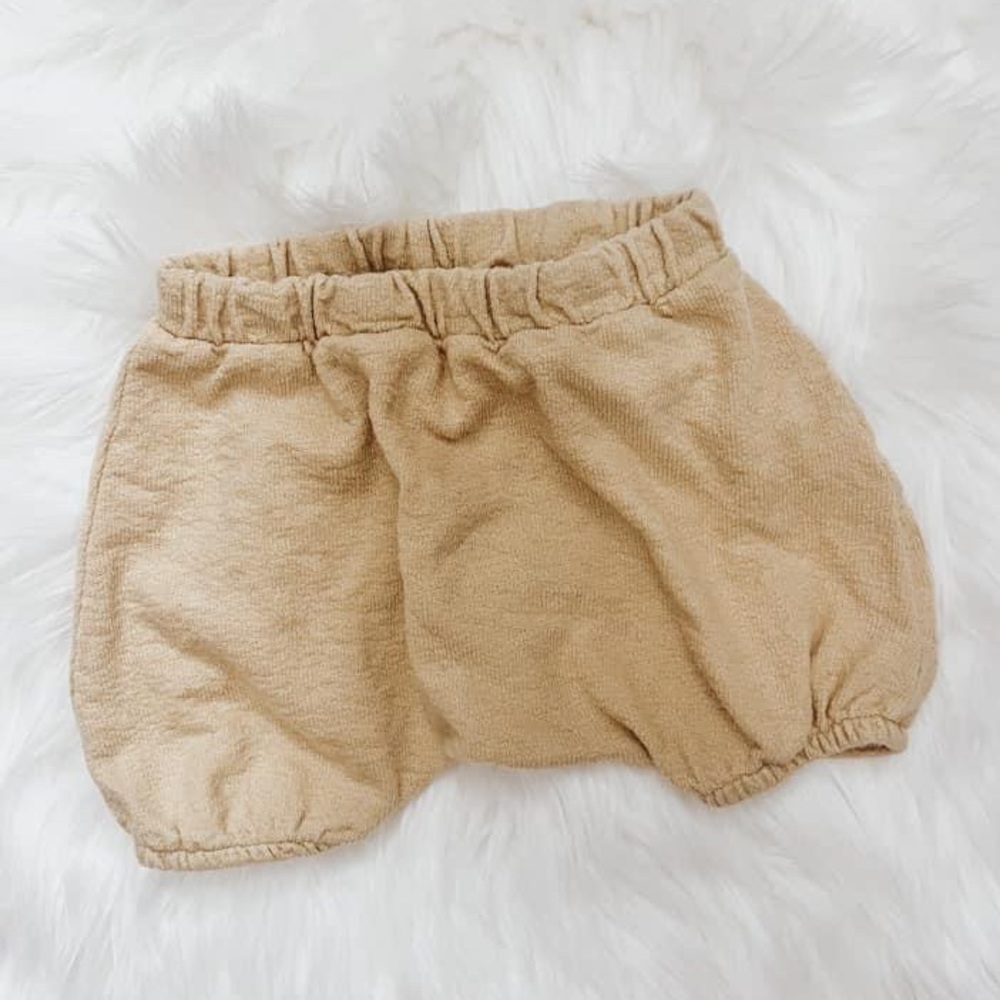 ZARA-BABY yellow shorts